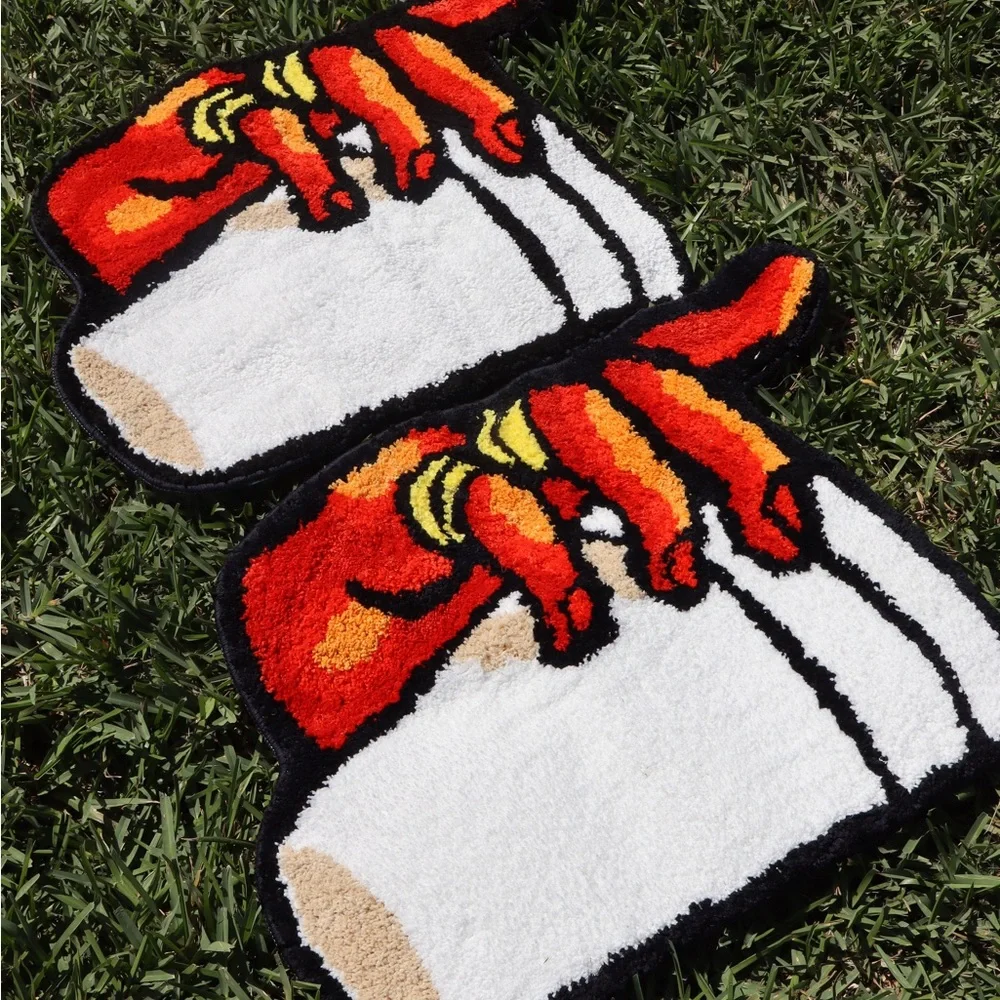 Vibrant Hand Gesture Door Mat